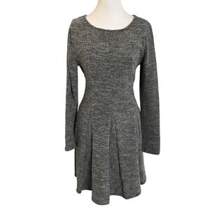 Striped Long Sleeve Fit and Flare Dress‎ Casual Everyday Comfortable